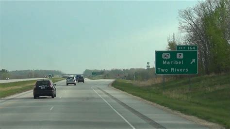 Wisconsin Interstate 43 Southbound Cross Country Roads