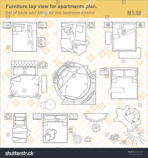 Furniture Icons Bedroom Floor Plan Symbols Standard Furniture Symbols
