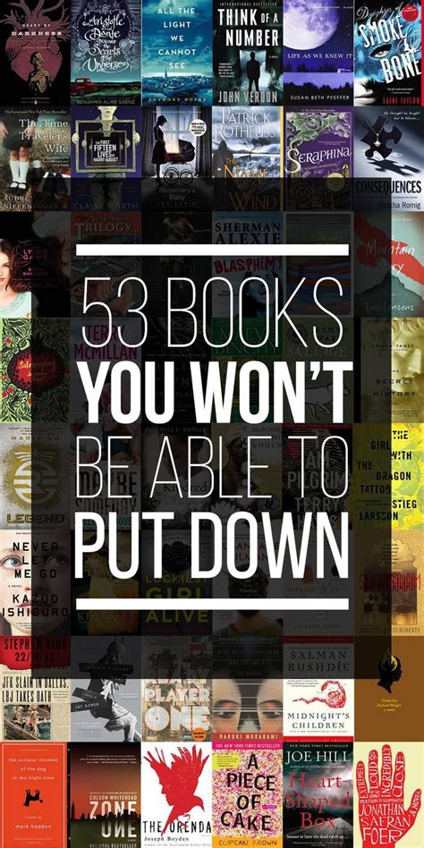 53 Books You Wont Be Able To Put Down Reading Lists Reading Writing