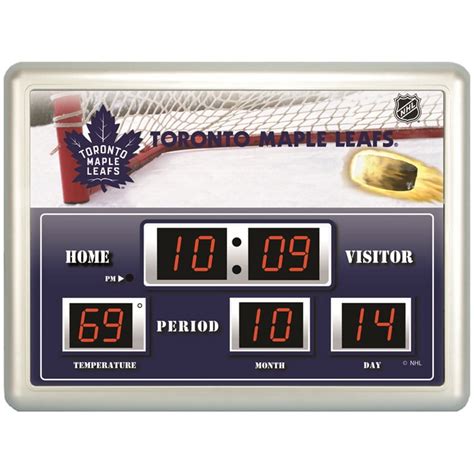 Evergreen Evergreen Scoreboard Clock Toronto Maple Leafs 155 X 3
