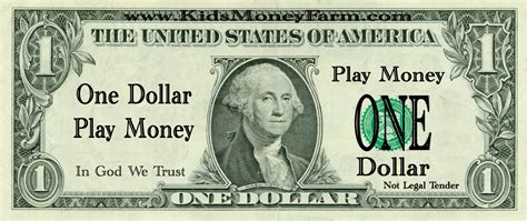 Ready to use kids play money. 7 Best Images of Realistic Printable Money Template ...