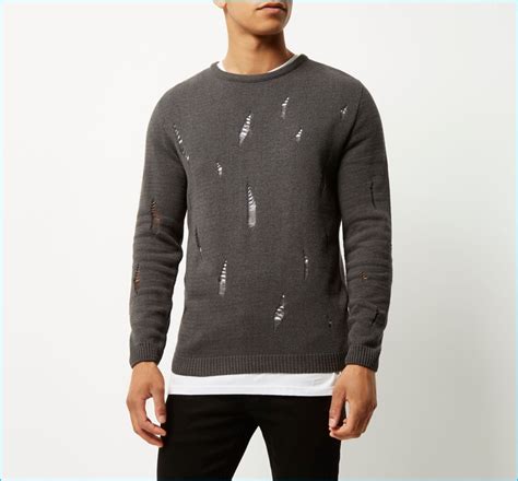 Men The Distressed Sweaters All Men Should Be Rocking This Fall
