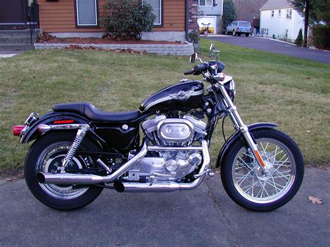 The iron 883 is one of the best looking harley's in my opinion. 2003 Harley Davidson Sportster XLH 883 100th Anniversery