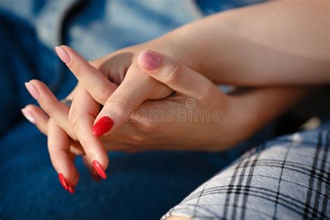 Woman S Hand Expressing Success Stock Image Image Of Stretched Okay 61122689