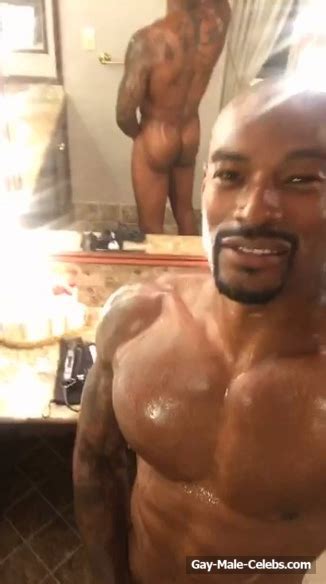 Tyson Beckford Showing Off His Nude Muscle Ass Gay Male Celebs