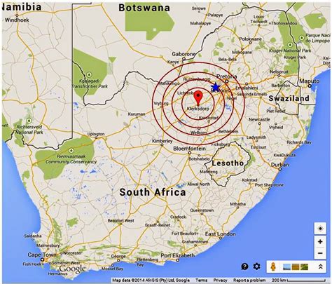 Roots N Shoots Earthquake Hits Central South Africa