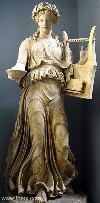 Muse Calliope Ancient Greco Roman Statue
