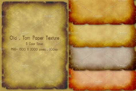 11 Torn Paper Textures For Design Projects Graphic Cloud