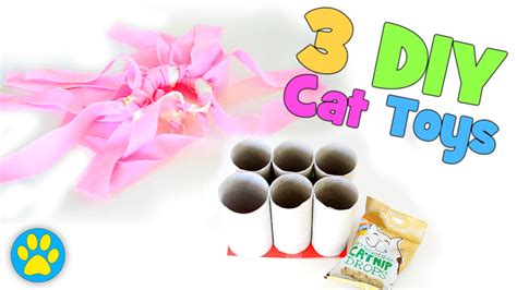 3 Super Simple Diy Cat Toys Youtube