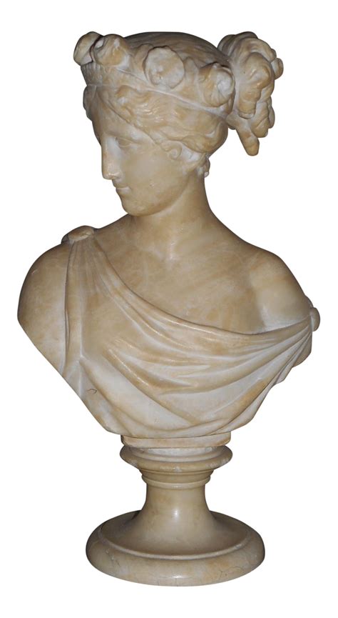 Original Antique Marble Sculpture-Female Bust | Chairish
