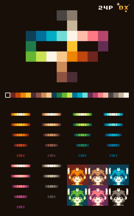 Updated The Browns In My 24 Color Palette They Now Look Tastier Than