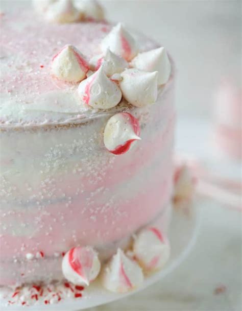 Pink Peppermint Cake Pink Peppermint Christmas Cake