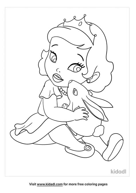Baby Disney Princess Coloring Pages Divyajanani Org