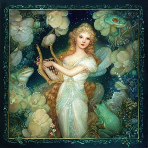 Annie Stegg Fantasy Fairy Fairy Art Original Oil Painting Art