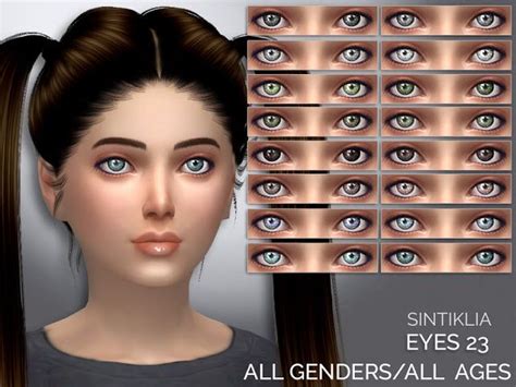 Sims 4 Ccs The Best Eyes And Lipstick For Child By