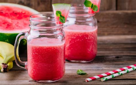7 Delicious And Healthy Watermelon And Banana Smoothies