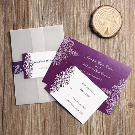 All you need are tips on how to make wedding invitations. Cheap Pocket Wedding Invitations Online : Delicate Lovely Hearts Pocket Wedding Invitations ...