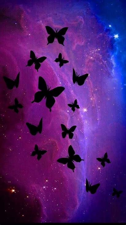 Purple Butterfly Wallpapers Midnight Aesthetic Pink Backgrounds