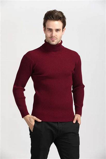 Sweater Mens Sweaters Turtleneck Cashmere Winter Pullover