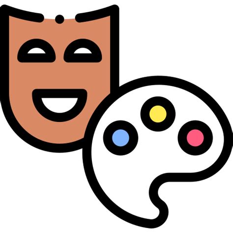 Theater Detailed Rounded Lineal Color Icon