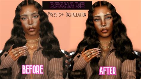 How To Improve Your Sims 4 Graphics⭐️ Reshade Installation Preset