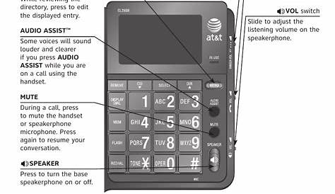 at&t phone user manual