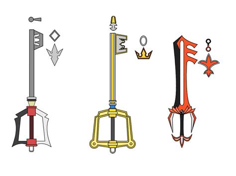 Form Keyblade Set 1 Colored By Ryodestined On Deviantart