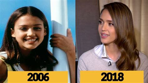 Jessica Alba Interview Comparison And Evolution From Age 16 To 37 Young