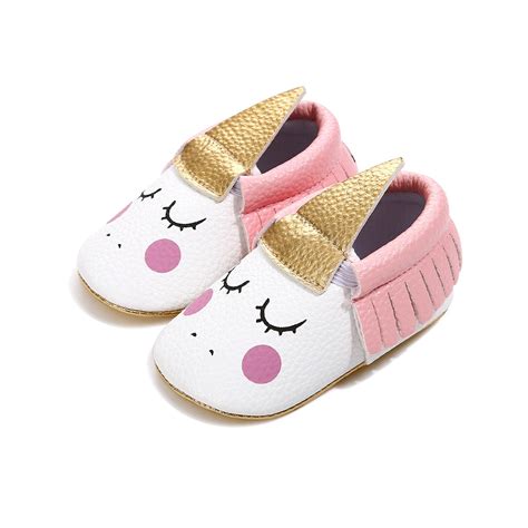 Hot Pink Infant Shoes Newborn Footwear Baby Shoes 2018 Girls Unicorn