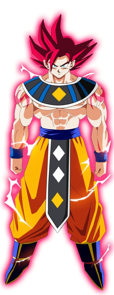 Imagenes De Goku Fase Dios Rojo Para Colorear Páginas Imprimibles