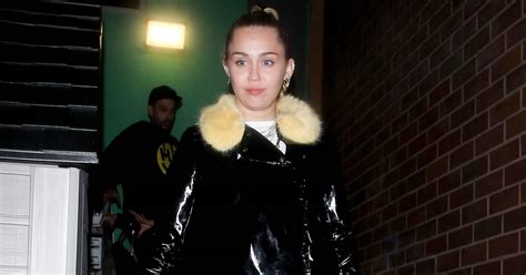 Miley Cyrus Wears Black Glove Pumps March 2019 Popsugar Fashion