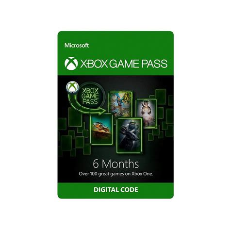 Xbox Game Pass 6 Month Membership Esd