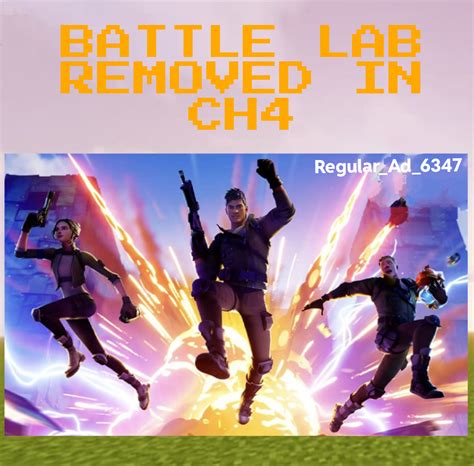 Battle Lab Is Gone In Chapter 4 Rfortnitebr