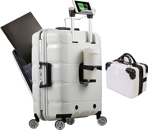 Gfftyx Aimu 2 Piece Multifunctional Usb Charging Port Luggage Set