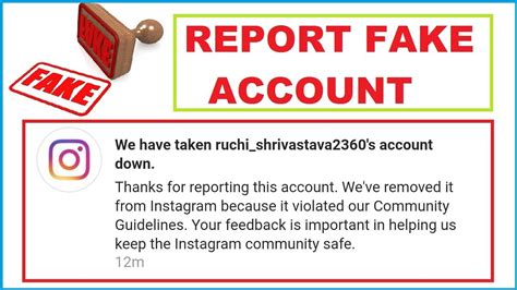 How To Report A Fake Account On Instagram Please Watch The Attached Video On How To Report