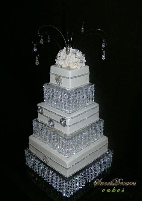 Diy Crystal Wedding Cake Stand Chandelier Cake Stand Cakesdecor