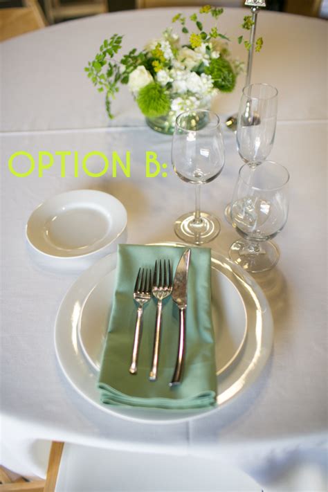 If the napkins are placed in the glasses for the table setting, the napkins will be on the right, as the cups or goblets should be situated to the right of the main plate. Get Sh*t Done: How to Set A Table