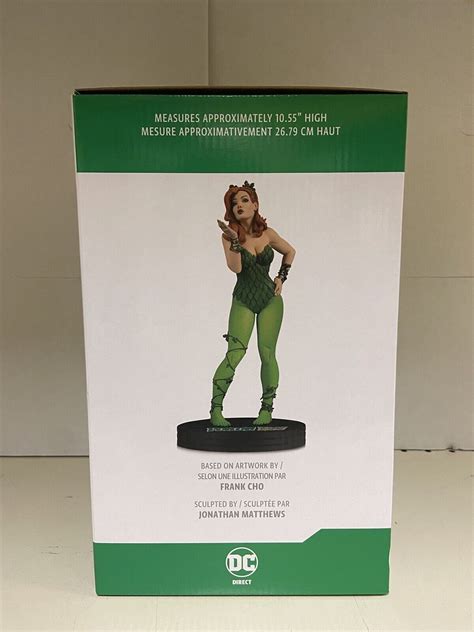 Dc Direct Dc Cover Girls Poison Ivy Frank Cho Statue Comic