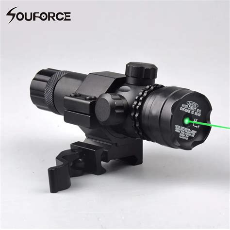 Tactical Hunting Rifle Airsoft Crossbow Green Laser Sight For 20mm Rail