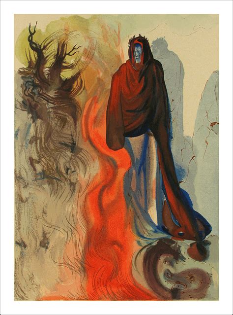 The Divine Comedy By Salvador Dali Inferno Book Graphics