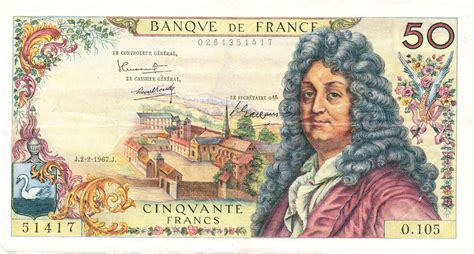 Filerecto Dun Billet De 50 Francs De 1967 Wikimedia Commons