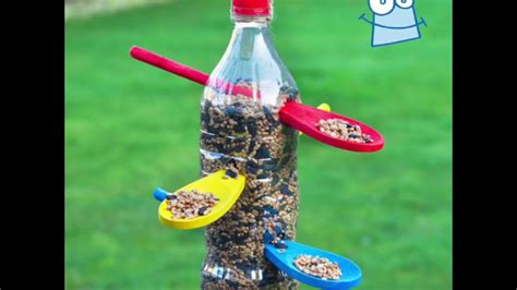 How To Make A Bottle Bird Feeder Gardening Crafts For Kids
