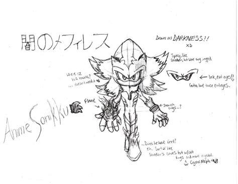 Sonic Sketches Mephiles The Dark By Animesonikku On Deviantart