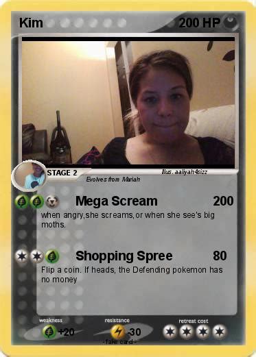 Pokémon Kim 303 303 Mega Scream My Pokemon Card