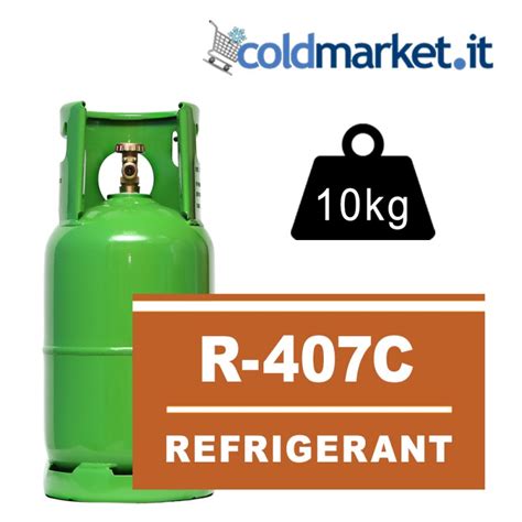 R407c Bombola Gas Refrigerante 10 Kg Bombola Gas Refrigerante