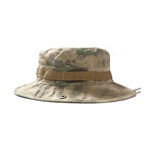 Tactical Boonie Hat Military Combat Camo Bucket Wide Brim Sun Fishing