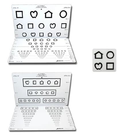 Lea Symbols® Folding Pediatric Eye Chart Divine Eyemed