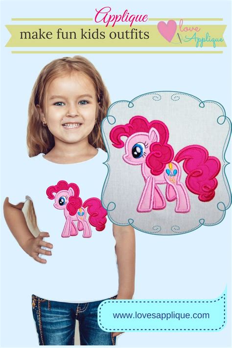My Little Pony Applique Designs My Little Pony Pinkie Pie Pinkie Pie