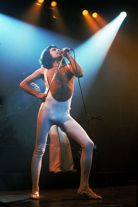 Statue of freddie mercury, lake geneva, switzerland #freddiemercury. Freddie Mercury of Queen performs in London on October 1 ...