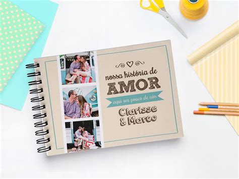 Lets Make Álbuns Presentes Para Namorado Album De Fotos Namoro Fotos Dia Dos Namorados